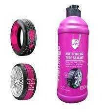 Flamingo Multi Purpose Tyre Sealant 500ml, Anti Puncture Tire Gel Sealant For Motorcycle & Car